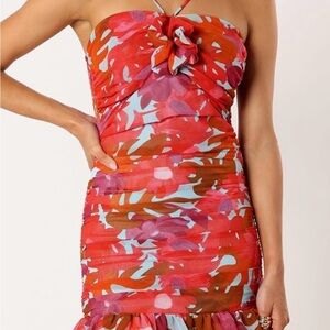 Petal and Pup Women’s Zuri Rosette mini Dress.